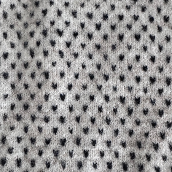 Ines De La Fressange Paris for Uniqlo Fair Isle Sweater - Small, B&W - Picture 5 of 6